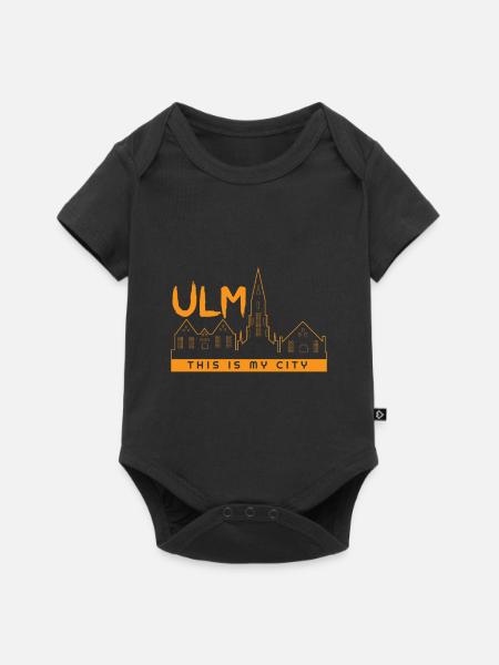 Ulm - Meine Stadt - - Heimat - Baby Premium Kurzarmbody - Schwarz