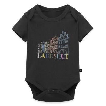 landshut - My City - - Home - Baby Premium short-sleeve bodysuit - black - Front