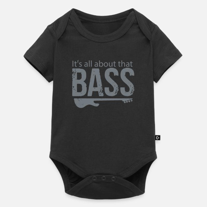 Bassiste basse - Body à manches courtes Premium Bébé - noir