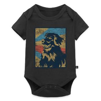 Chien Hovawart - Body à manches courtes Premium Bébé - noir - Devant