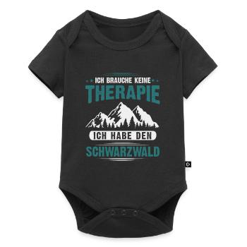 Schwarzwald Black Forest - Baby Premium Kurzarmbody - Schwarz - Vorne