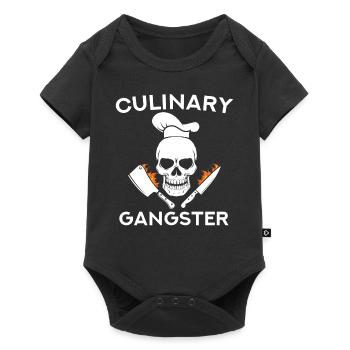 Chemise culinaire gangster chefs et cuisiniers - Body à manches courtes Premium Bébé - noir - Devant