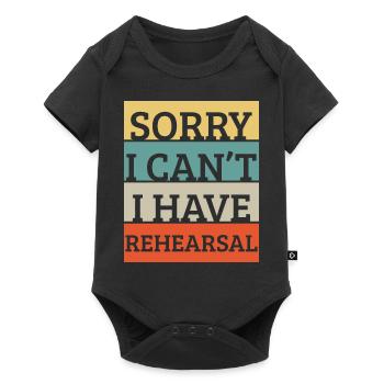 theatre - Baby Premium short-sleeve bodysuit - black - Front