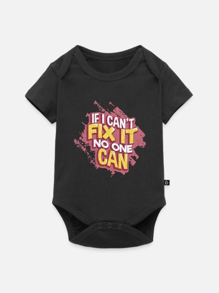 Handwerker - Baby Premium Kurzarmbody - Schwarz