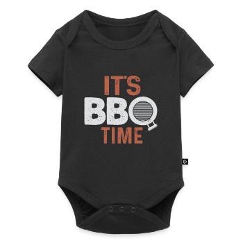 BBQ grilling - Baby Premium short-sleeve bodysuit - black - Front