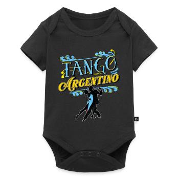 Tango, Tango Tänzer - Baby Premium Kurzarmbody - Schwarz - Vorne