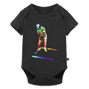 -golf - Body à manches courtes Premium Bébé - noir - Devant
