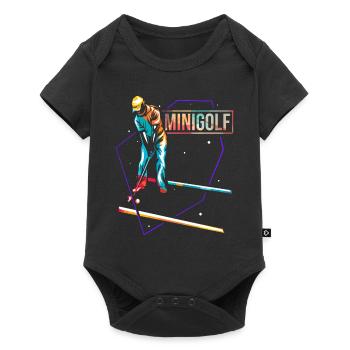 -golf - Body à manches courtes Premium Bébé - noir - Devant