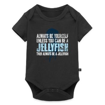 jellyfish - Baby Premium short-sleeve bodysuit - black - Front