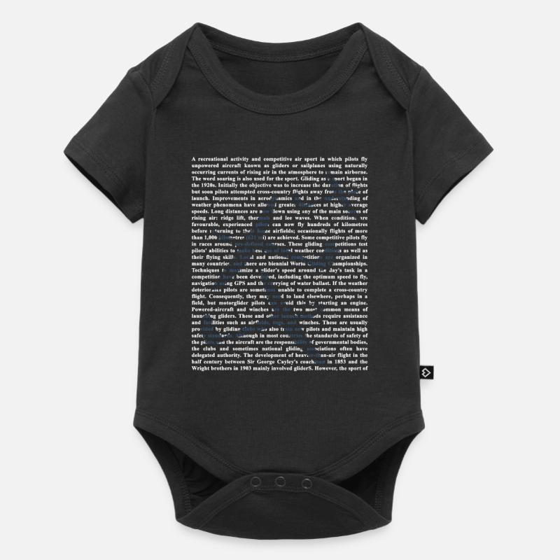 Gliding - Baby Premium short-sleeve bodysuit - black