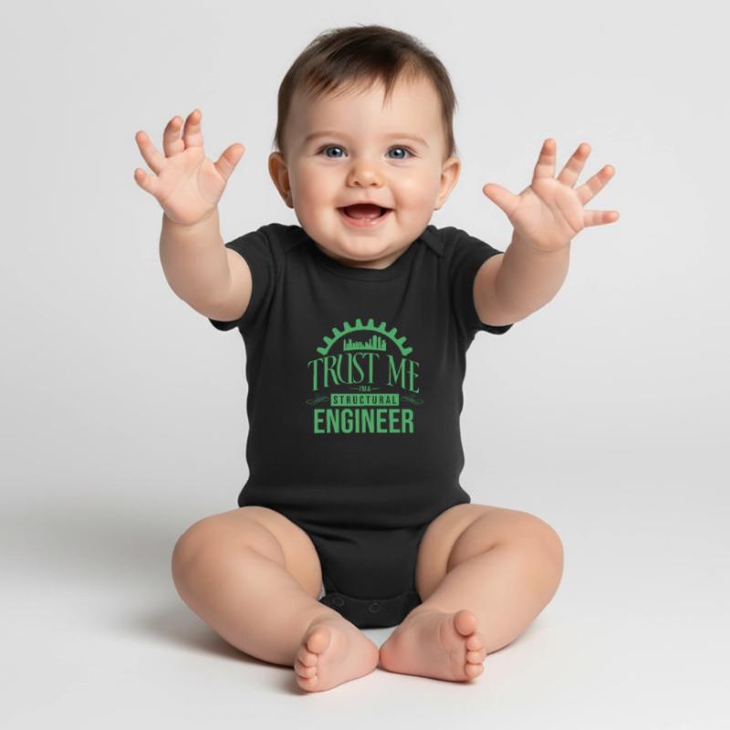 Building structural engineer structural engineer structural engineering Baby Premium short-sleeve bodysuit