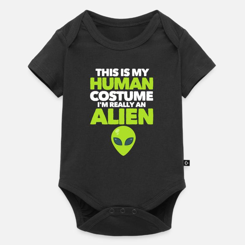 Alien - Baby Premium Kurzarmbody - Schwarz