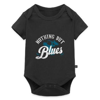 Blues - Baby Premium Kurzarmbody - Schwarz - Vorne