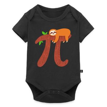 Sloth PI Math 3.14 - Body à manches courtes Premium Bébé - noir - Devant