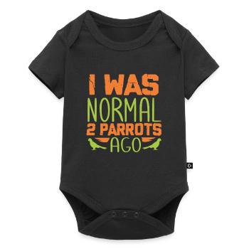 Perroquet - Body à manches courtes Premium Bébé - noir - Devant