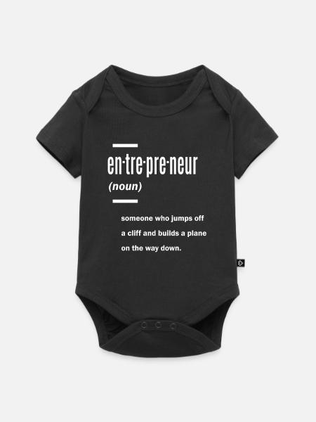 Unternehmer Definition Geschenkideen - Baby Premium Kurzarmbody - Schwarz