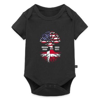 Denmark - Baby Premium short-sleeve bodysuit - black - Front