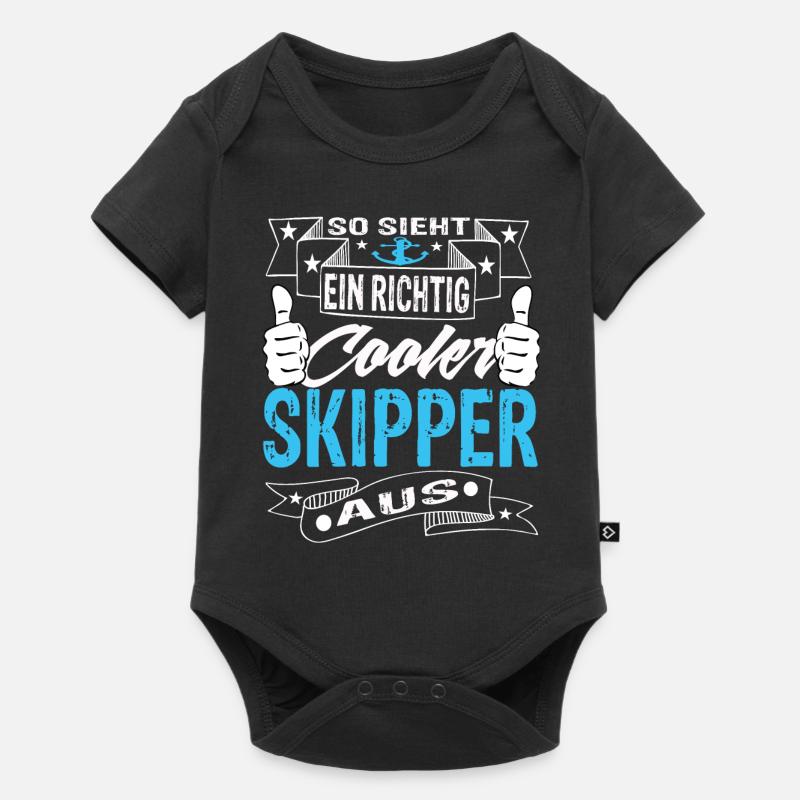 Skipper - Baby Premium Kurzarmbody - Schwarz