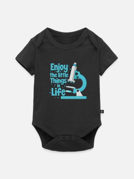 Biologie - Baby Premium Kurzarmbody - Schwarz