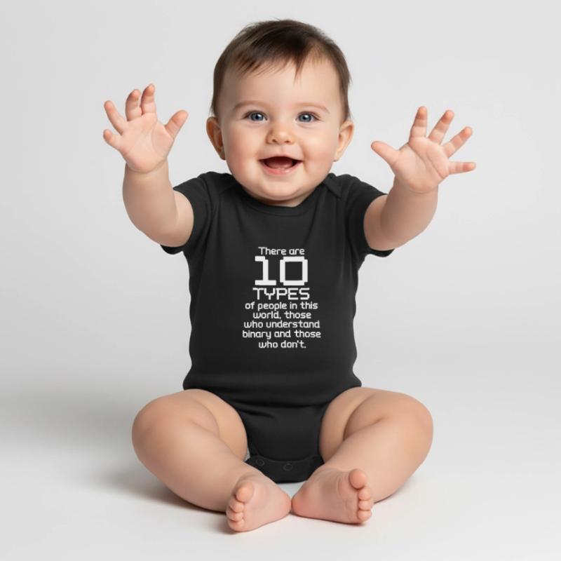 Cadeau de nerd informatique programmeur de code binaire Body à manches courtes Premium Bébé