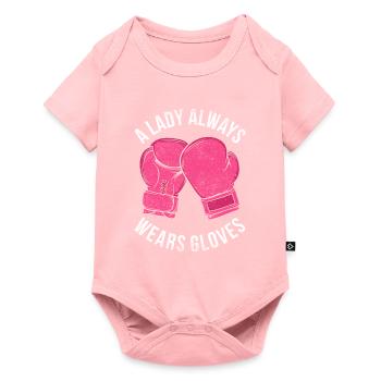 Muay Thai - Body à manches courtes Premium Bébé - rose - Devant