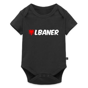 Albanian sayings - Baby Premium short-sleeve bodysuit - black - Front