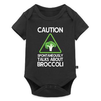 Le brocoli - Body à manches courtes Premium Bébé - noir - Devant