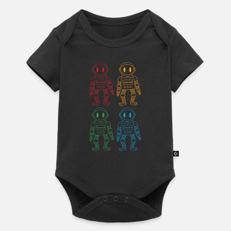 Robot - Body à manches courtes Premium Bébé - noir