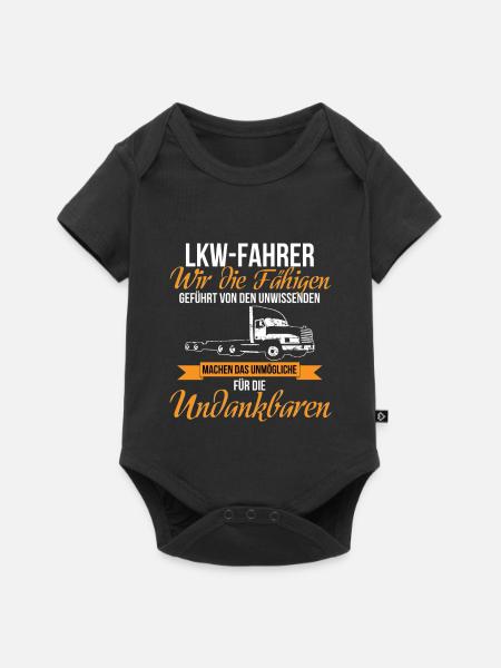 Trucker - Baby Premium Kurzarmbody - Schwarz