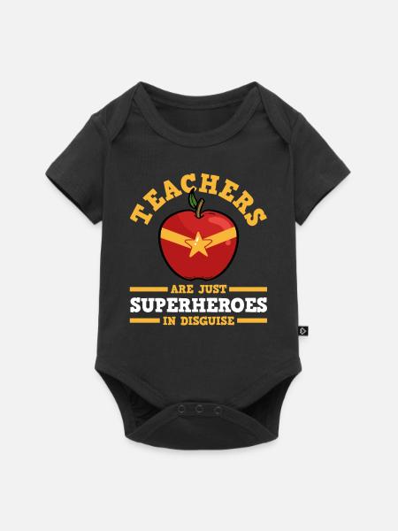 Lehrer Grundschullehrer - Baby Premium Kurzarmbody - Schwarz