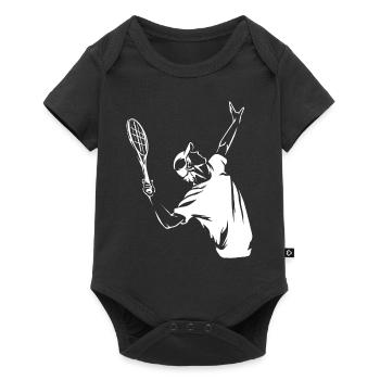 Tennis Sport Gift - Baby Premium short-sleeve bodysuit - black - Front