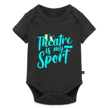Theater Schauspieler - Baby Premium Kurzarmbody - Schwarz - Vorne