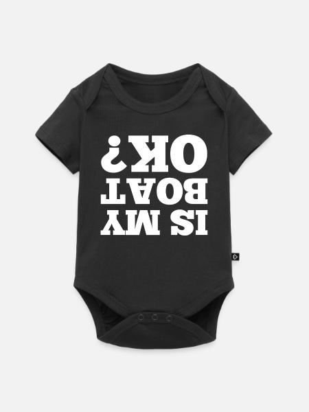 Sportboot Schnellboot - Baby Premium Kurzarmbody - Schwarz
