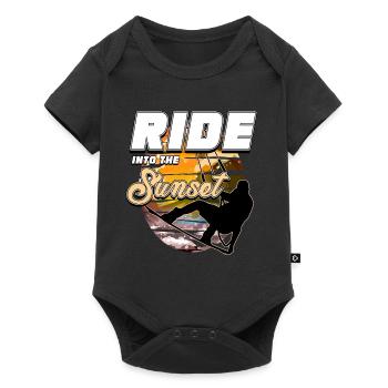 Kitesurfing, kiteboarding - Baby Premium short-sleeve bodysuit - black - Front
