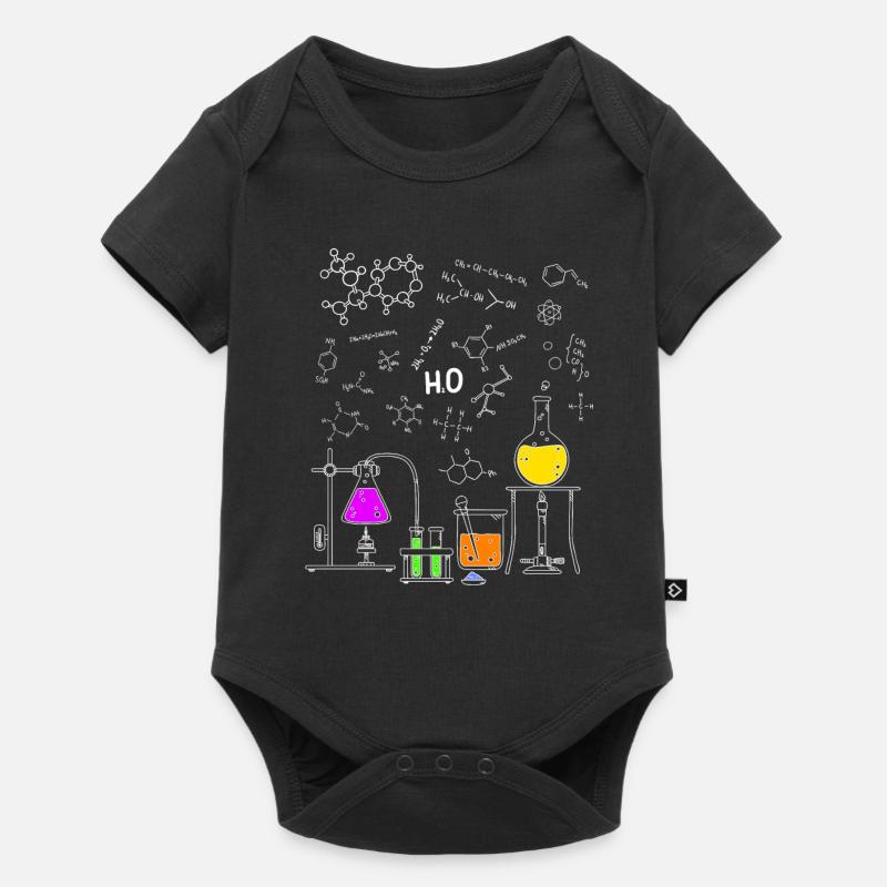 chimie - Body à manches courtes Premium Bébé - noir