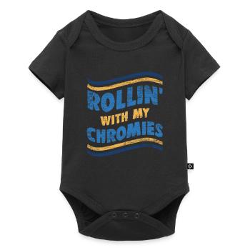 down syndrom - Baby Premium short-sleeve bodysuit - black - Front