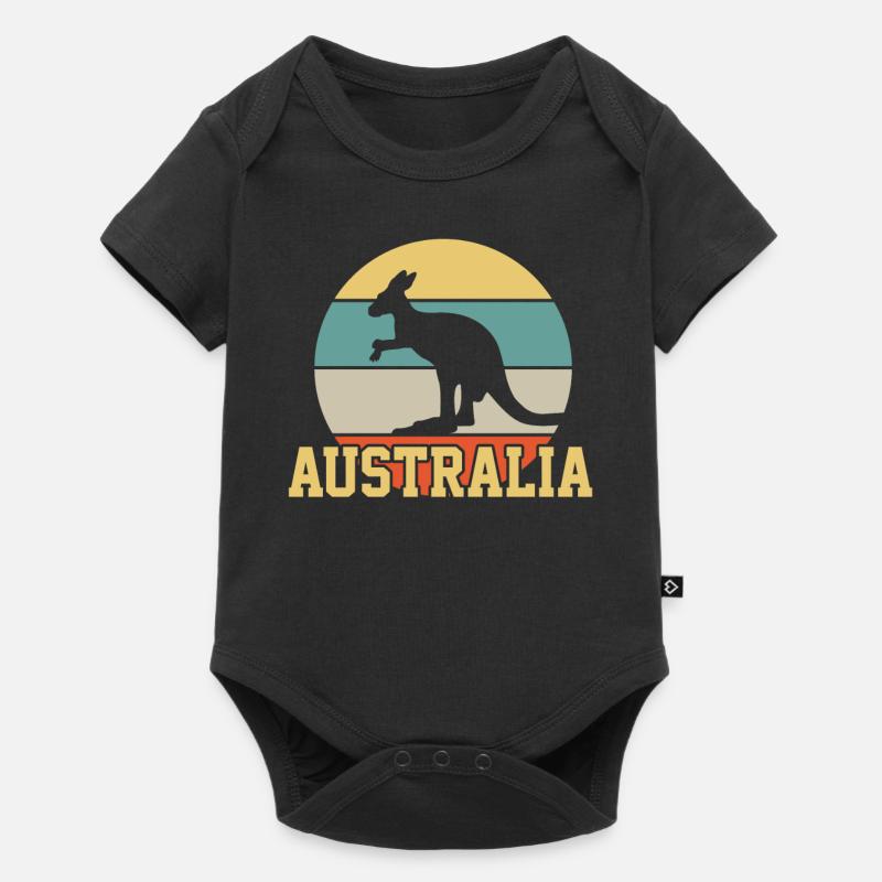 Australie - Body à manches courtes Premium Bébé - noir
