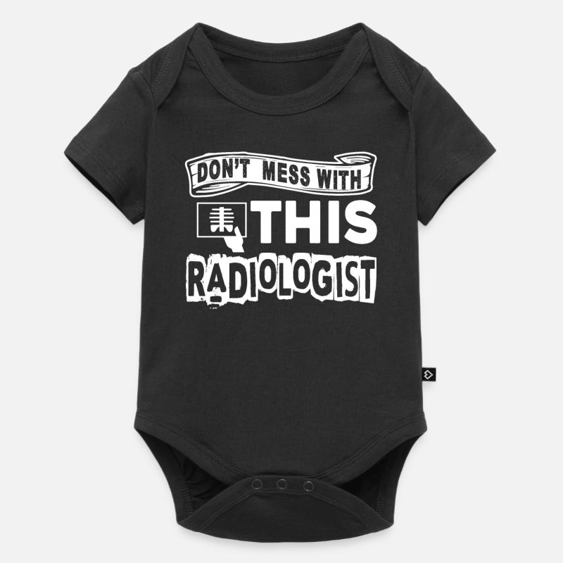 Le radiologue ne plaisante pas avec le radiologue - Body à manches courtes Premium Bébé - noir