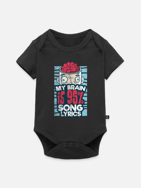 Sänger Songwriter - Baby Premium Kurzarmbody - Schwarz