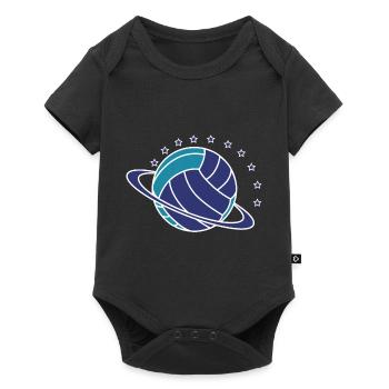 Planet ball - Baby Premium short-sleeve bodysuit - black - Front
