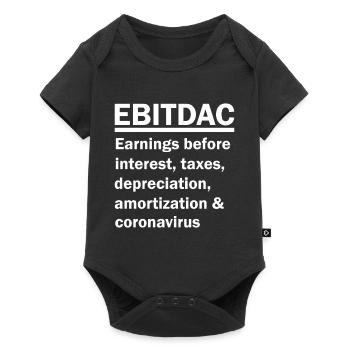 EBITDAC EBITDA - Body à manches courtes Premium Bébé - noir - Devant