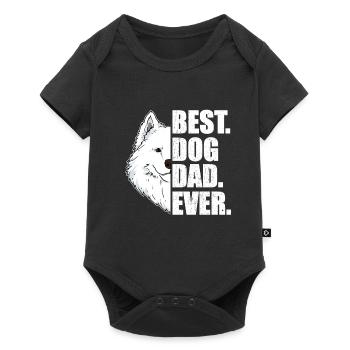 Best Dog Dad Ever Samoyed Dog Lover Pet - Baby Premium short-sleeve bodysuit - black - Front