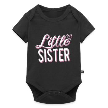 Little sister - Baby Premium short-sleeve bodysuit - black - Front