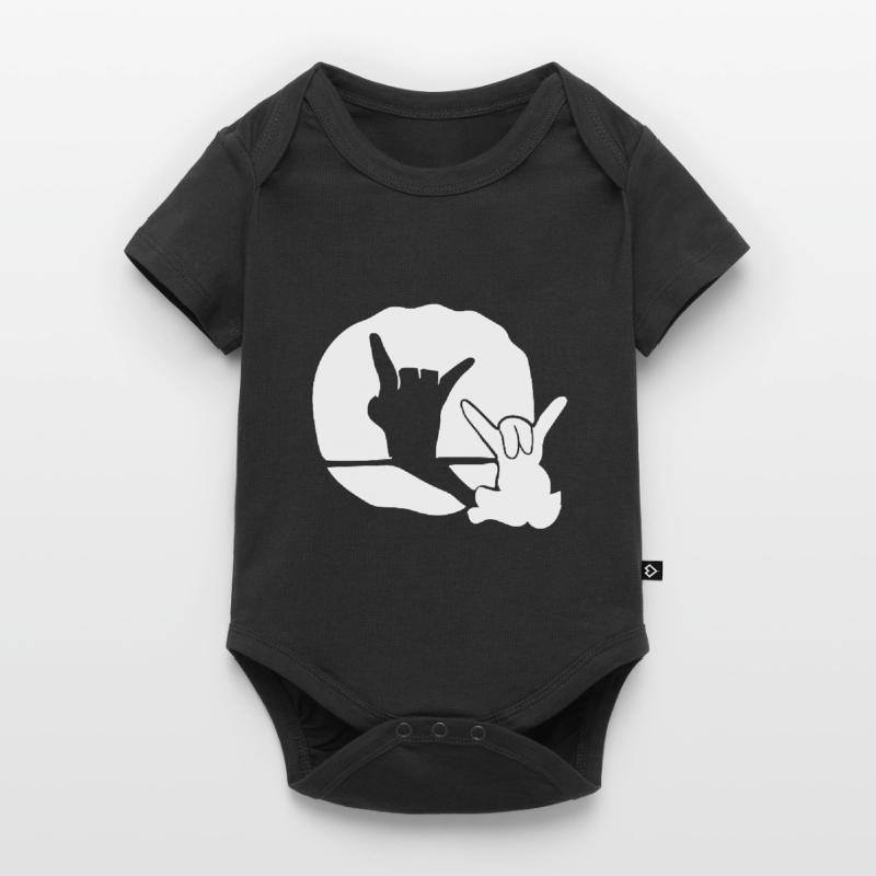 Rock bunny Easter bunny Easter Baby Premium short-sleeve bodysuit