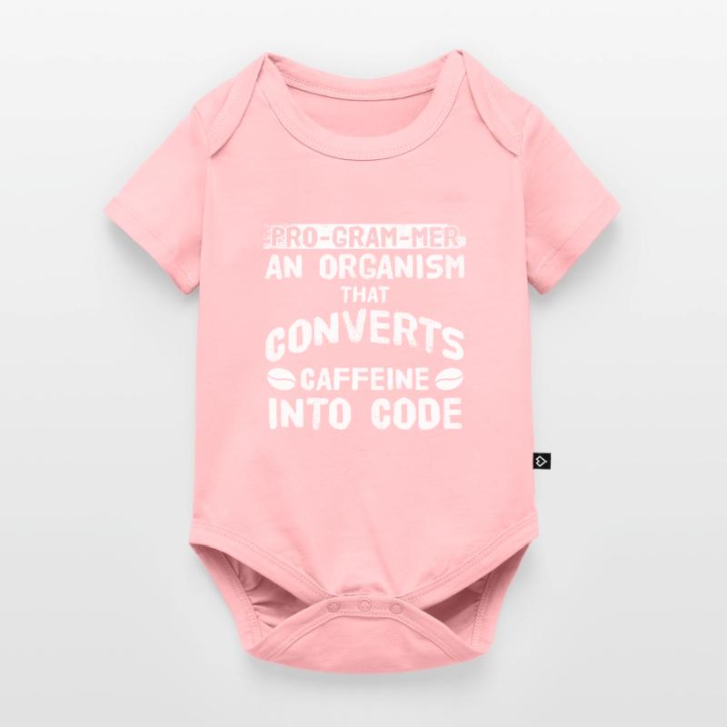 Programmer Converts Caffeine Into Code Coffee Gift Baby Premium short-sleeve bodysuit