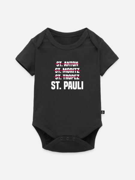 St. Pauli Sankt Pauli Hamburg Norddeutschland - Baby Premium Kurzarmbody - Schwarz