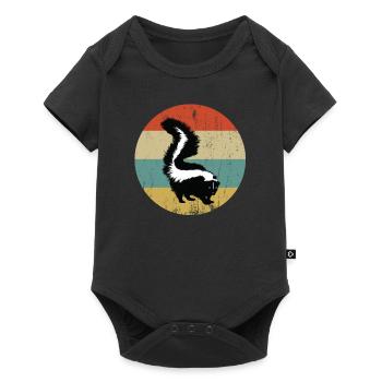 skunk - Baby Premium short-sleeve bodysuit - black - Front