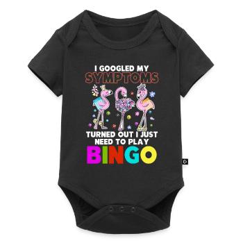 My Symtoms Turned Out I Just Need To Play Bingo - Baby Premium short-sleeve bodysuit - black - Front