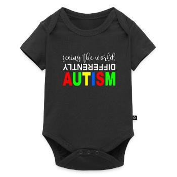 Autist, Autismus - Baby Premium short-sleeve bodysuit - black - Front