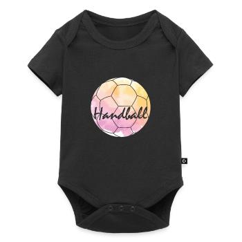 Handball is everything - Baby Premium short-sleeve bodysuit - black - Front